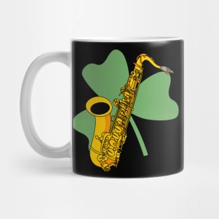 Shamrock Saxophone Mug